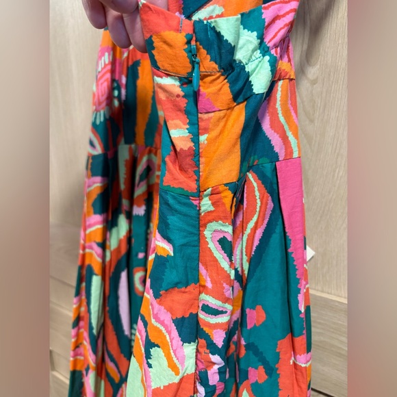 FARM Rio Vibrant Floral Dress with Pink and Green - Picture 6 of 10